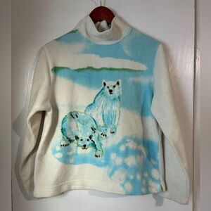Vintage Catalina Polar Fleece Sweater Medium